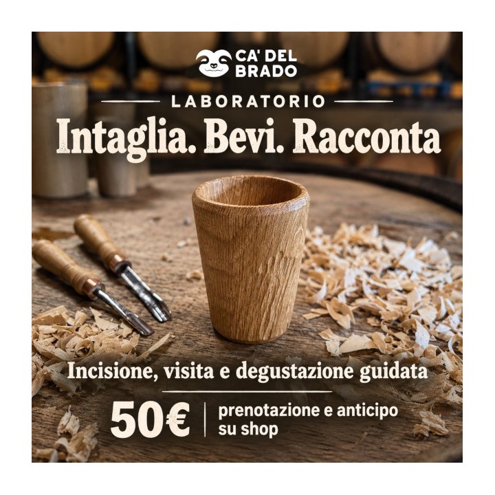 LAB Intaglio legno con degustazione -  8 novembre con Legno Narrante