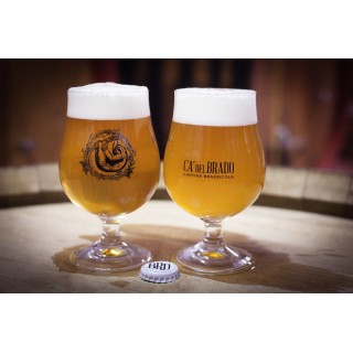 6 pack branded glasses