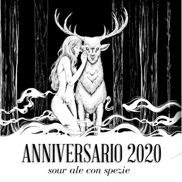 Anniversario 2020 (Sour Ale con erbe e fiori locali) – Bottiglia 0,375 L – 7,4% Vol