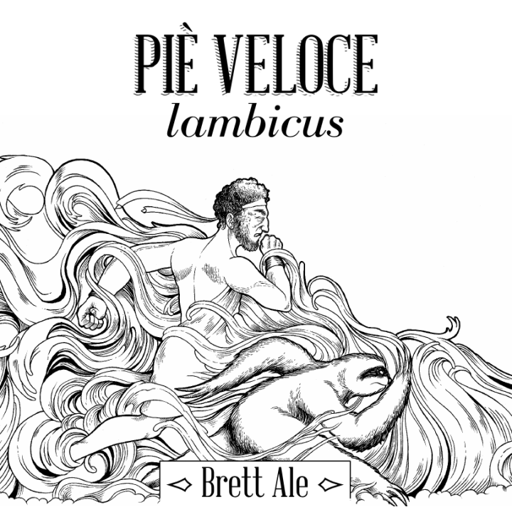 Piè Veloce Lambicus (Brett Ale) – Bottiglia 0,375 L – 7,4% Vol