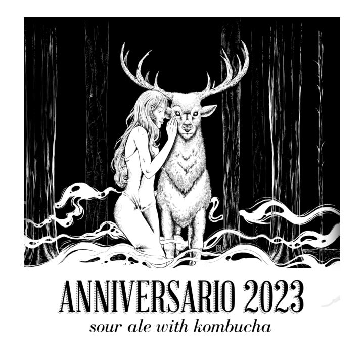 Anniversario 2023 (Sour Ale with Kombucha) – Bottiglia 0,375 L – 7,4% Vol