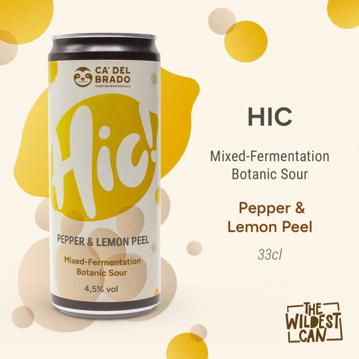 Hic – Mixed Ferm Botanic Sour with Pepper & Lemon Peel – Can 0,33 L – 4,5% Vol