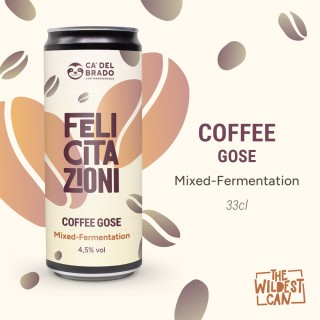 Felicitazioni Coffee Gose – Mixed Ferm Botanic Sour – Can 0,33 L – 4,5% Vol
