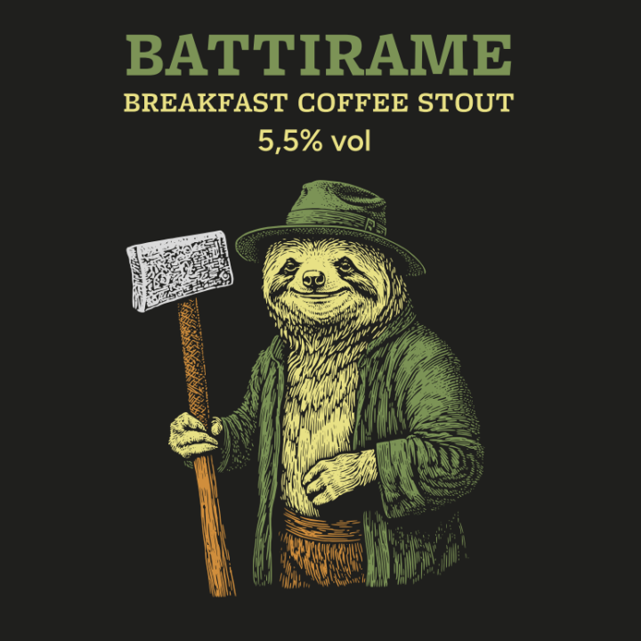 Battirame (Breakfast Coffee Stout) – Can 0,33 L – 5,5% Vol