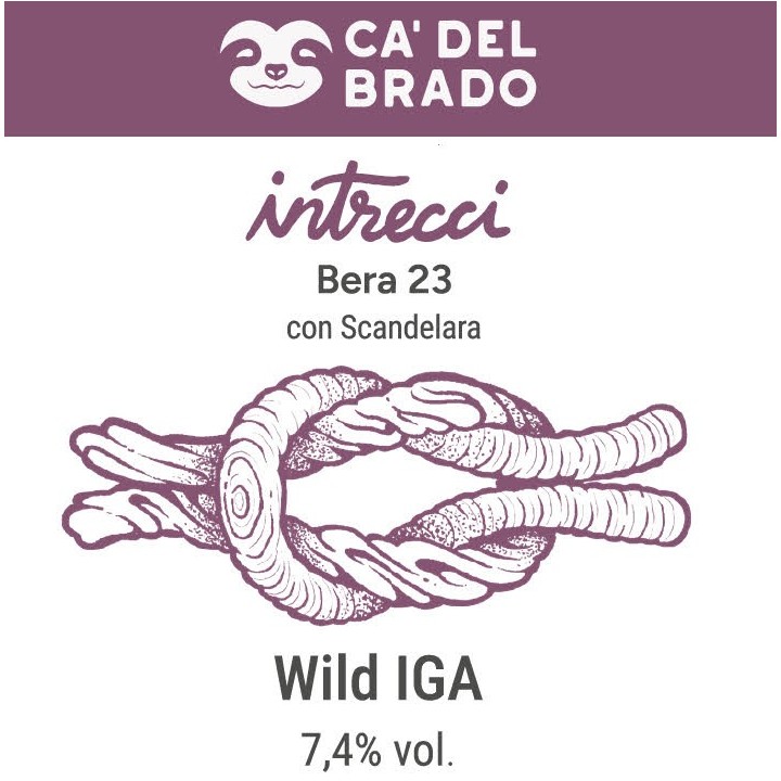 Intrecci Bera 23 (Sour Italian Grape Ale) – Bottle 0,375 L – 7,4% Vol