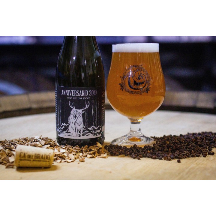Anniversario 2019 (Sour Ale con spezie) – Bottiglia 0,375 L – 7,4% Vol