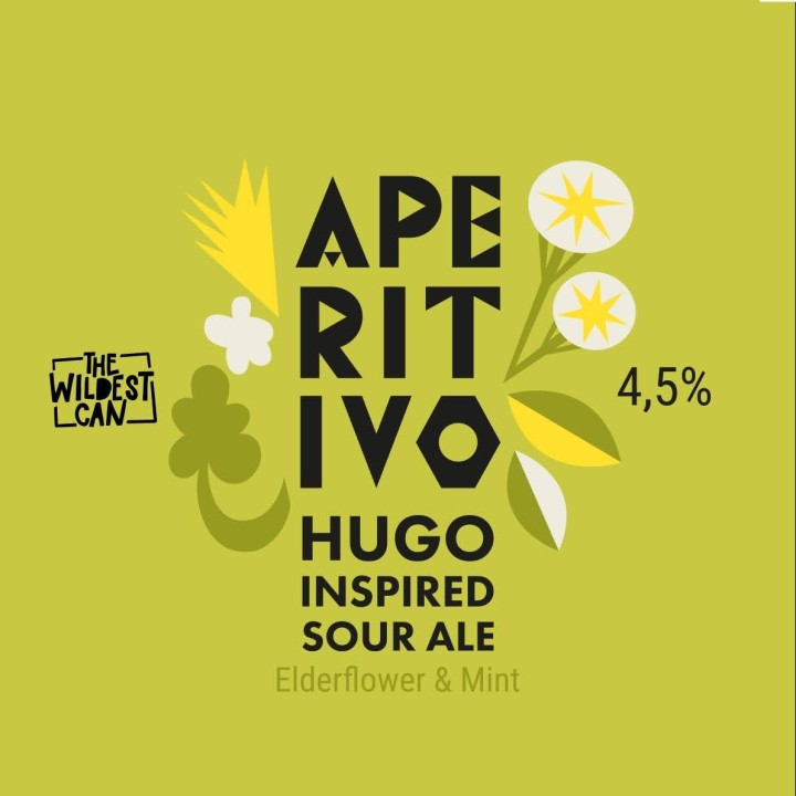 Aperitivo Hugo Inspired Sour Ale – Can 0,33 L – 4,5% Vol