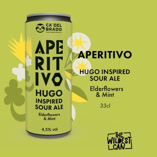 Aperitivo Hugo Inspired Sour Ale – Can 0,33 L – 4,5% Vol