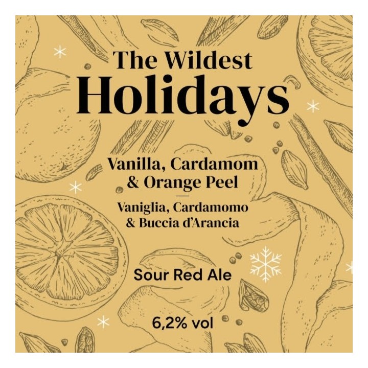 The Wildest Holidays Vanilla Cardamom & Orange Peel - Sour Ale - Can 0,33 L – 6,2% Vol
