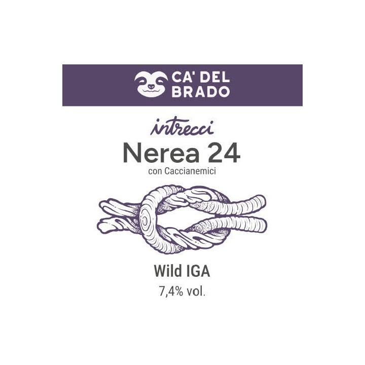 Intrecci Nerea 24 Sour Italian Grape Ale – Bottle 0,375 L – 7,4% Vol