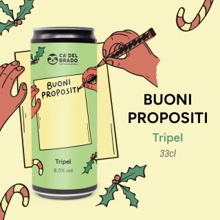 Buoni Propositi - Tripel – Lattina 0,33 L – 8,5% Vol