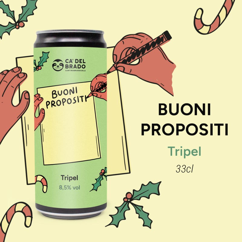 Buoni Propositi - Tripel – Can 0,33 L – 8,5% Vol
